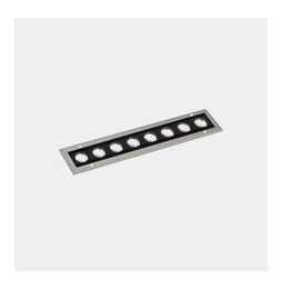 LedsC4 - Luminaria lineal IP65-IP67 Cube Pro Linear Efficiency 500mm empotrable LED 33.8 blanco cálido 2700K gris 3160lm