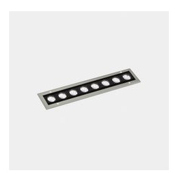 LedsC4 - Luminaria lineal IP65-IP67 Cube Pro Linear Efficiency 500mm empotrable LED 33 RGBW DMX RDM gris 1971lm