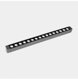 LedsC4 - Luminaria lineal IP65 Cube Pro Linear Efficiency 1000mm superficie LED 95 blanco neutro 4000K DALI/PUSH gris urbano 888