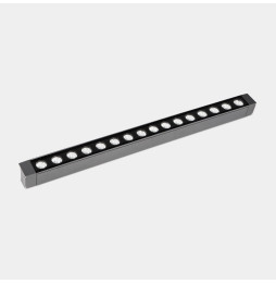 LedsC4 - Luminaria lineal IP65 Cube Pro Linear Efficiency 1000mm superficie LED 67.6 blanco neutro 4000K gris urbano 6320lm