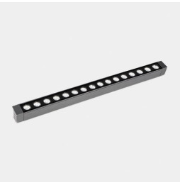 LedsC4 - Luminaria lineal IP65 Cube Pro Linear Efficiency 1000mm superficie LED 67.6 blanco neutro 4000K gris urbano 6320lm