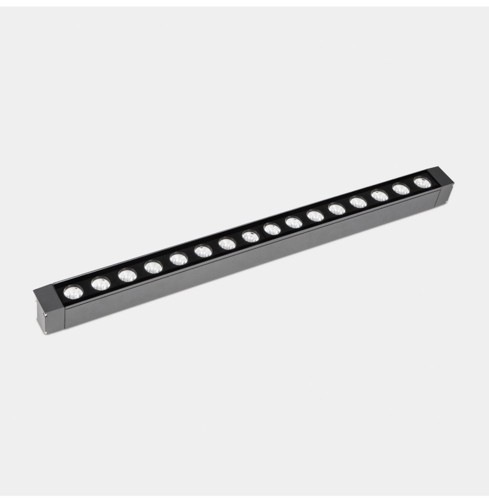 LedsC4 - Luminaria lineal IP65 Cube Pro Linear Efficiency 1000mm superficie LED 67.6 blanco cálido 2700K gris urbano 6320lm LedsC4 - Luminaria lineal IP65 Cube Pro Linear Efficiency 1000mm superficie LED 67.6 blanco cálido 2700K gris urbano 6320lm