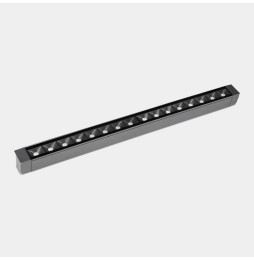 LedsC4 - Luminaria lineal IP65 Cube Pro Linear Efficiency 1000mm superficie LED 64 RGBW DMX RDM gris urbano 2688lm