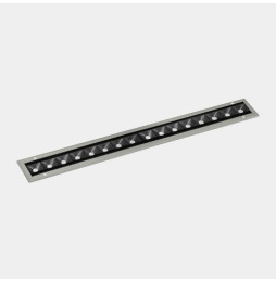 LedsC4 - Luminaria lineal IP65-IP67 Cube Pro Linear Efficiency 1000mm empotrable LED 95 blanco neutro 4000K DALI/PUSH gris 6040l