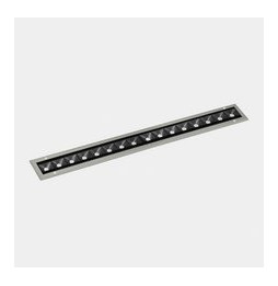 LedsC4 - Luminaria lineal IP65-IP67 Cube Pro Linear Efficiency 1000mm empotrable LED 95 blanco neutro 4000K DALI/PUSH gris 8628l