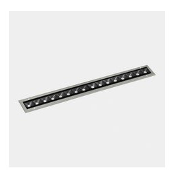 LedsC4 - Luminaria lineal IP65-IP67 Cube Pro Linear Efficiency 1000mm empotrable LED 67.6 blanco neutro 4000K gris 4300lm