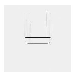 LedsC4 - Luminaria colgante cuadrada Geometric Mini 2500x2500mm LED 195 blanco neutro 4000K ON-OFF blanco 13531lm