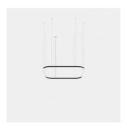 LedsC4 - Luminaria colgante cuadrada Geometric Mini 1600x1600mm LED 121 blanco neutro 4000K 0-10V blanco 8399lm