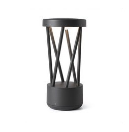 FARO - Baliza sobremuro TWIST LED 10W 3000K gris oscuro