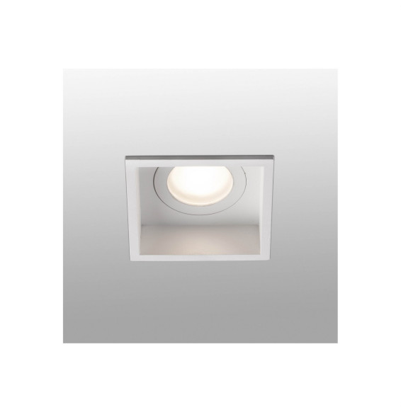 FARO - Empotrable HYDE cuadrado fijo GU10 8W blanco