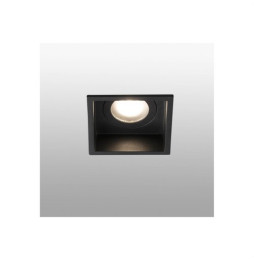 FARO - Empotrable HYDE cuadrado fijo GU10 8W negro