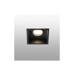 FARO - Empotrable HYDE cuadrado fijo GU10 8W negro