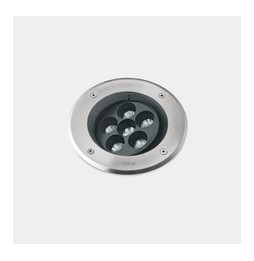 LedsC4 - Empotrable de suelo IP66-IP67 Gea Power LED Pro diámetro 185mm Efficiency LED 14.2 blanco neutro 4000K ON-OFF acero ino