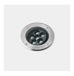 LedsC4 - Empotrable de suelo IP66-IP67 Gea Power LED Pro diámetro 185mm Efficiency LED 14.2 blanco neutro 4000K ON-OFF acero ino