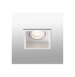 FARO - Empotrable HYDE cuadrado orientable GU10 8W blanco
