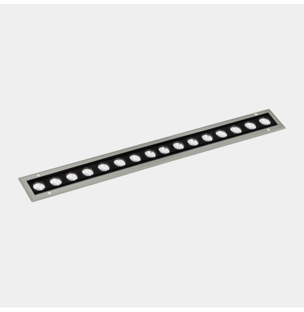 LedsC4 - Luminaria lineal IP65-IP67 Cube Pro Linear Efficiency 1000mm empotrable LED 64 RGBW DMX RDM gris 3942lm LedsC4 - Luminaria lineal IP65-IP67 Cube Pro Linear Efficiency 1000mm empotrable LED 64 RGBW DMX RDM gris 3942lm