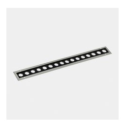LedsC4 - Luminaria lineal IP65-IP67 Cube Pro Linear Efficiency 1000mm empotrable LED 64 RGBW DMX RDM gris 3942lm