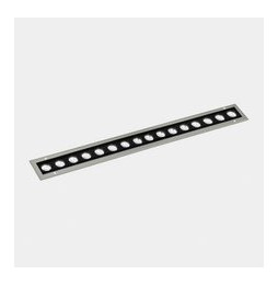LedsC4 - Luminaria lineal IP65-IP67 Cube Pro Linear Efficiency 1000mm empotrable LED 67.6 blanco cálido 2700K gris 6320lm