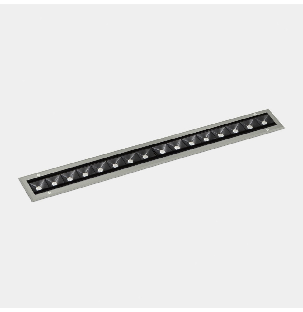 LedsC4 - Luminaria lineal IP65-IP67 Cube Pro Linear Efficiency 1000mm empotrable LED 64 RGBW DMX RDM gris 2688lm LedsC4 - Luminaria lineal IP65-IP67 Cube Pro Linear Efficiency 1000mm empotrable LED 64 RGBW DMX RDM gris 2688lm