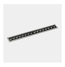 LedsC4 - Luminaria lineal IP65-IP67 Cube Pro Linear Efficiency 1000mm empotrable LED 64 RGBW DMX RDM gris 2688lm