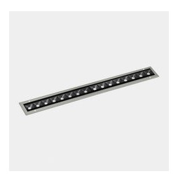 LedsC4 - Luminaria lineal IP65-IP67 Cube Pro Linear Efficiency 1000mm empotrable LED 64 RGBW DMX RDM gris 3808lm