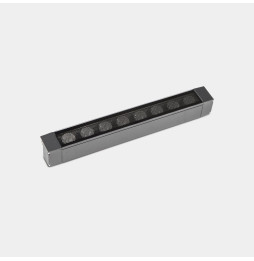 LedsC4 - Luminaria lineal IP65 Cube Pro Linear Comfort 500mm superficie LED 47.8 blanco neutro 4000K DALI/PUSH gris urbano 3555l