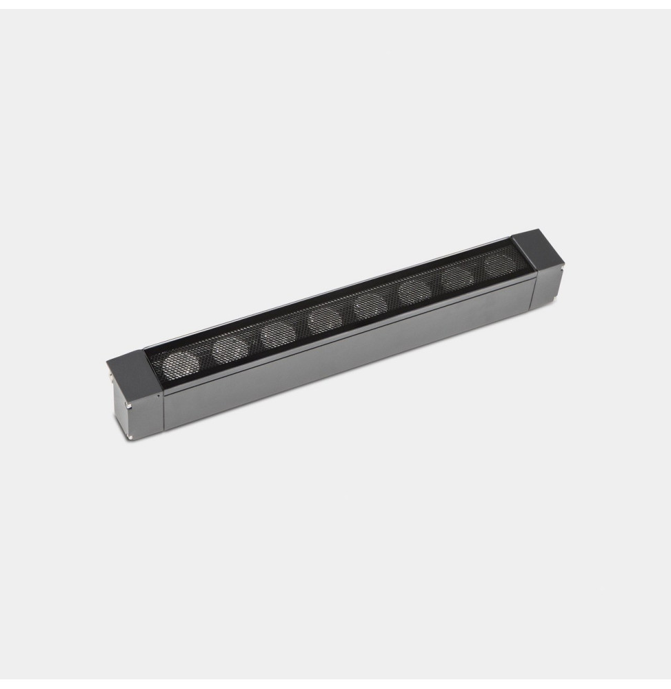 LedsC4 - Luminaria lineal IP65 Cube Pro Linear Comfort 500mm superficie LED 33 RGBW DMX RDM gris urbano 1568lm LedsC4 - Luminaria lineal IP65 Cube Pro Linear Comfort 500mm superficie LED 33 RGBW DMX RDM gris urbano 1568lm