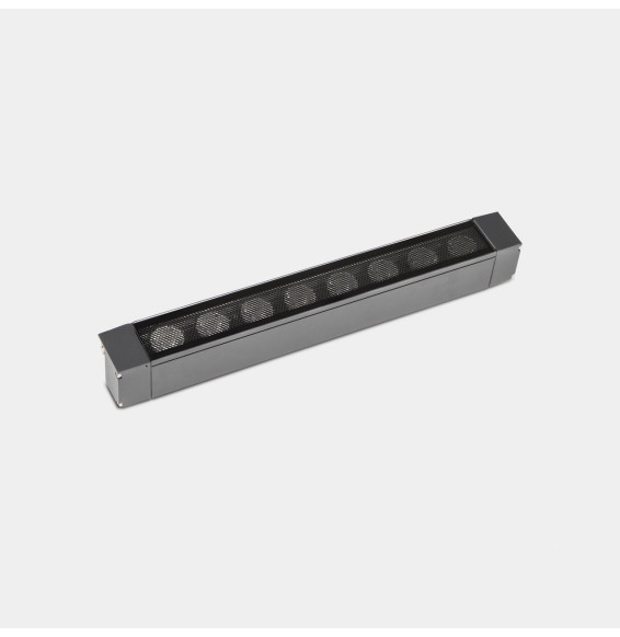 LedsC4 - Luminaria lineal IP65 Cube Pro Linear Comfort 500mm superficie LED 33 RGBW DMX RDM gris urbano 1568lm