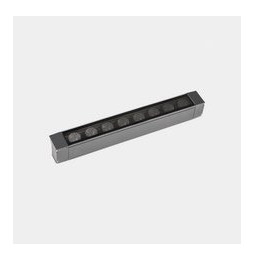LedsC4 - Luminaria lineal IP65 Cube Pro Linear Comfort 500mm superficie LED 33 RGBW DMX RDM gris urbano 1568lm