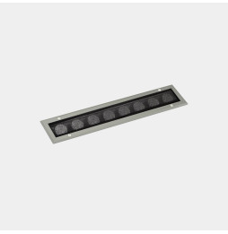 LedsC4 - Luminaria lineal IP65-IP67 Cube Pro Linear Comfort 500mm empotrable LED 47.8 blanco neutro 4000K DALI/PUSH gris 3555lm