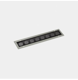 LedsC4 - Luminaria lineal IP65-IP67 Cube Pro Linear Comfort 500mm empotrable LED 47.8 blanco neutro 4000K DALI/PUSH gris 3555lm
