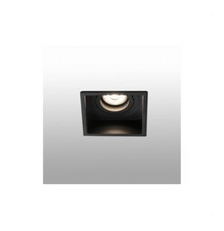FARO - Empotrable HYDE cuadrado orientable GU10 8W negro
