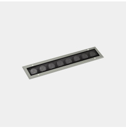 LedsC4 - Luminaria lineal IP65-IP67 Cube Pro Linear Comfort 500mm empotrable LED 33.8 blanco cálido 2700K gris 2528lm