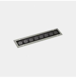 LedsC4 - Luminaria lineal IP65-IP67 Cube Pro Linear Comfort 500mm empotrable LED 33.8 blanco cálido 2700K gris 2528lm