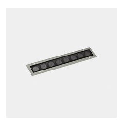 LedsC4 - Luminaria lineal IP65-IP67 Cube Pro Linear Comfort 500mm empotrable LED 33.8 blanco cálido 2700K gris 2528lm