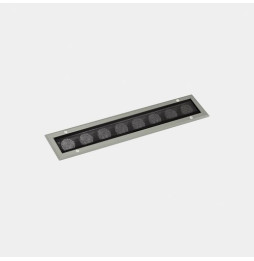 LedsC4 - Luminaria lineal IP65-IP67 Cube Pro Linear Comfort 500mm empotrable LED 33 RGBW DMX RDM gris 1568lm