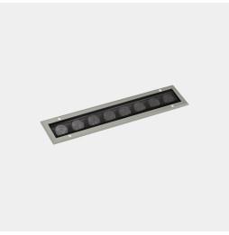 LedsC4 - Luminaria lineal IP65-IP67 Cube Pro Linear Comfort 500mm empotrable LED 33.8 blanco cálido 3000K gris 2528lm