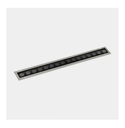 LedsC4 - Luminaria lineal IP65-IP67 Cube Pro Linear Comfort 1000mm empotrable LED 95 blanco neutro 4000K DALI/PUSH gris 7110lm