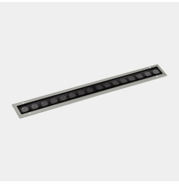 LedsC4 - Luminaria lineal IP65-IP67 Cube Pro Linear Comfort 1000mm empotrable LED 67.6 blanco cálido 2700K gris 5056lm