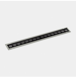 LedsC4 - Luminaria lineal IP65-IP67 Cube Pro Linear Comfort 1000mm empotrable LED 64 RGBW DMX RDM gris 3136lm