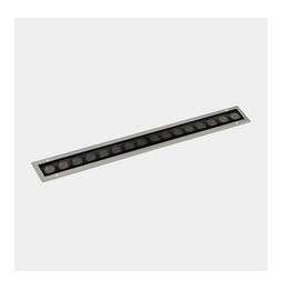 LedsC4 - Luminaria lineal IP65-IP67 Cube Pro Linear Comfort 1000mm empotrable LED 64 RGBW DMX RDM gris 3136lm