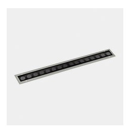 LedsC4 - Luminaria lineal IP65-IP67 Cube Pro Linear Comfort 1000mm empotrable LED 67.6 blanco cálido 3000K gris 5056lm