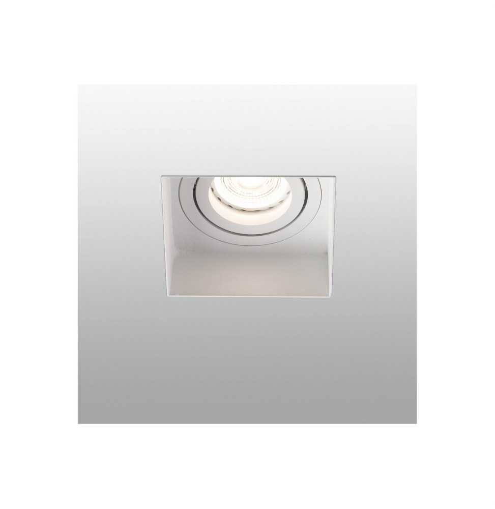 FARO - Empotrable HYDE cuadrado orientable S/M GU10 8W blanco