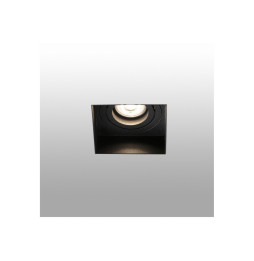 FARO - Empotrable HYDE cuadrado orientable S/M GU10 8W negro
