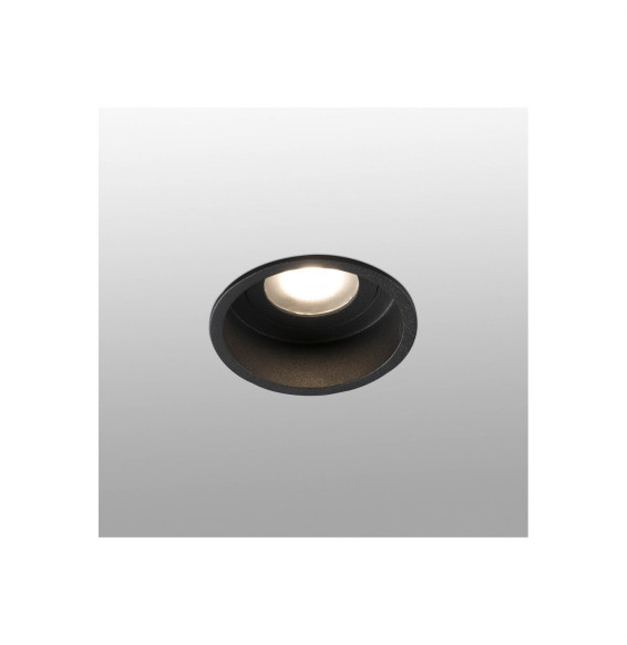 FARO - Empotrable HYDE redondo fijo GU10 8W negro