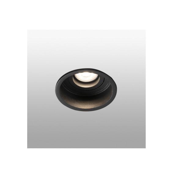FARO - Empotrable HYDE redondo orientable GU10 8W negro