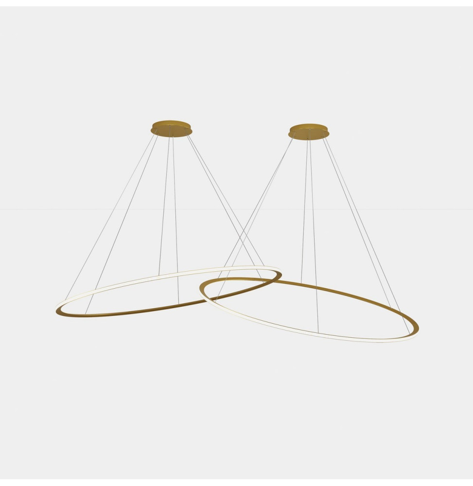 LedsC4 - Luminaria colgante circular Downward 2 Rings diámetro 2000 horizontal empotrable LED 516 blanco cálido 2700K ON-OFF 149 LedsC4 - Luminaria colgante circular Downward 2 Rings diámetro 2000 horizontal empotrable LED 516 blanco cálido 2700K ON-OFF 149