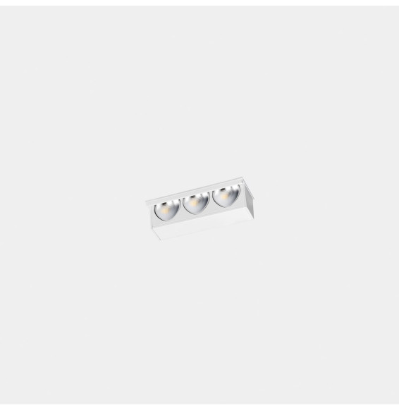 LedsC4 - Downlight Bento pared 3 LEDS 3 blanco cálido 2700K CRI 90 blanco IP20 207lm