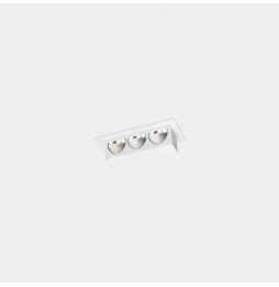 LedsC4 - Downlight Bento pared 3 LEDS 3 blanco cálido 2700K CRI 90 negro IP20 207lm