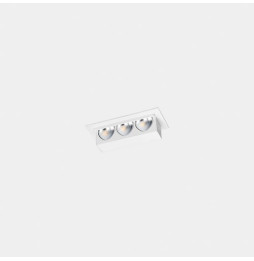 LedsC4 - Downlight Bento pared 3 LEDS 3 blanco cálido 2700K CRI 90 blanco IP20 207lm